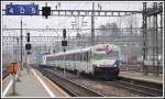 Voralpenexpress IR 2416 nach Luzern erreicht Arth-Goldau. (18.11.2013)