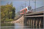 SW 40 nach und von Einsiedeln auf dem Damm von Rappperswil. 526 054-2  Hoher Kasten . (10.09.2015)