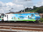 SOB - Re 4/4 456 091-8 abgestellt in Herisau am 24.07.2016