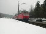 Im Mrz 2005 fuhr die Zricher S-Bahn Linie S4, die von der Sihltal-Zrich-Uetlibergbahn (SZU)betrieben wird, noch bis Sihlbrugg.