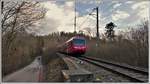 S10 mit 2 x Be 510 unterhalb der Station Uetliberg. (19.01.2020)