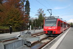 SZU Zweispannungstriebzug Be510 in der Endstation Uetliberg (810m.ü.M.)22.10.16