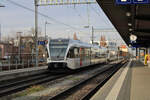 thurbo 526 281-6 erreicht Kreuzlingen als S14 nach Konstanz. (02.01.2023)