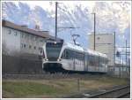 Thurbo 767-9 pendelt zwischen Buchs SG und Sargans. (04.01.2010)