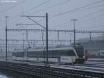 RABe 526 768-7 am 29.1.2010 bei der UA Oberwinterthur, kurz bevor er als Dienstzug nach Winterthur fhrt.