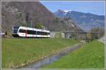 752-1 am Binnenkanal Richtung Trbbach mit Triesenberg und Alpspitz im Frstentum Lichtenstein.