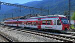 tmr / RegionAlps - RABe 525 040-2 bei der einfahrt in den Bahnhof Martigny am 24.05.2026