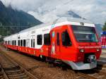 TMR 1435 mm - Triebzug RABe 527 511-0 im SBB Bahnhofsteil von martigny am 01.09.2008