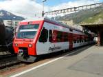 tmr - Triebwagen RABe 525 041-0 (ex BLS) im Bahnhof Martigny am 01.05.2013