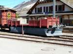 TMR / MO - Dienstwagen X 3 im Bahnhofsareal in Orsiéres am 09.03.2014