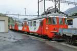 Bt 50 37 20-03 031-4+033-0 abgestellt in Orsières, 18.04.2014.