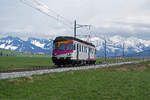 TPF: Im Jahre 2007 bedienten noch Regionalzüge von TPF die ehemalige GFM-Strecke Bulle-Romont.