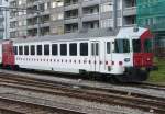 Steuerwagen ABt 50 35 35-33 373-3 im Bahnhofsareal von Fribourg am 16.12.2006