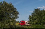 Am 11. Juli 2016 war geplant, ein paar Einsatzbilder der TPF RBDe 567 zu machen, welche fast nur noch am frühmorgens als Zusatzzüge unterwegs sind. Auf der SBB-Strecke Payerne - Fribourg ist dieser als S30 von Yverdon her kommende TPF-FLIRT unterwegs.