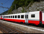 Travys ( BPr ) - Personenagen 2 Kl.  B  50 85 20-35 536-5 ( ex RVT / TransN ) abgestellt in Vallorbe am 09.08.2020
