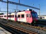 Travys - Steuerwagen ABt 50 85 39-43 984-6 im Bahnhof Biel am 10.07.2016