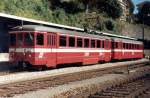 Be 4/4  3 + Bt im Bahnhof von Le Locle im Sept.