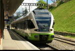 TransN - RABe 523 077 als Regio nach Le  Locle im Bahnhof La Chaux de Fonds am 09.05.2026