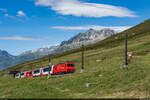 MGB HGe 4/4 II 102 / Nätschen, 5. Juli 2026<br>
Glacier Express 900 Zermatt - Chur