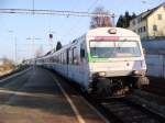 Voralpen-Express bei der Einfahrt in Wollerau am 28.11.2007