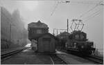 Am folgenden Tag am Morgen bei der Abfahrt des ersten Zuges von Blonay nach Chaulin in Chamby zog Nebel auf und sorgte für eine interessante Szene.