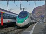 Allem Anschein nach kommt die Renovation der FS Treniatlia ETR 610 nicht allzu rasch voran, denn erst jetzt gelang es mir einigermassen  im guten Licht  einen FS Trenitalia ETR 610 in der neuen eC -