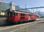 Deh 4/4 I 55  Brig-Glis  der MGB am 6.5.18 hinter dem Bhf Visp abgestellt.