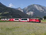Die Ge 4/4 II 630 mit ein  Glacier-Express  zwischen Reichenau-Tamins und Bonaduz - 20-06-2018