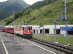Ge 4/4'' 622 ''Hakone Tozan Railway'' am 5.8.2012 in Sagliains als RE 1249 nach Scuol-Tarasp