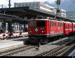 RhB - Ge 6/6  705 bei der ausfahrt aus dem Bahnhof Chur am 16.05.2019