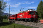 Regionalzug nach Scuol/Tarasp zwischen Malans und Grüsch.09.05.21