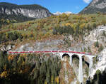 Wundervoller Herbsttag in den Bündner Bergen: IR38 von St.
