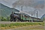 Muttertags-Dampfzug 2131 mit G 4/5 197  Albula  in Zizers Altlöser. (13.05.2018)