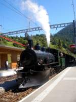 G4/5 108 am 30.8.08 mit einem Extrazug in Filisur.