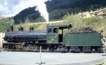 RhB - G 4/5 108 am 10.09.1994 in SCUOL - DAMPFLOK - Baujahr 1906 - SLM 1710 - Gewicht 68,00t - 590 KW - LP 13,97m - zulssige Geschwindigkeit 45 km/h.