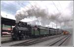 Dampfextrazug Clà Ferrovia mit der G 4/5 107  Albula  von Landquart nach Sils i/D. und zurück. Landquart (09.05.2015)