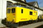 RhB - Xm 2/2 9914 am 07.06.1997 in Landquart - Turmtriebwagen 2-achsig - bernahme 10.11.1903 - RhB/Sr/Al - 110 KW - Gewicht 19,00t - LP 8,70m - zulssige Geschwindigkeit 55/60geschleppt km/h -