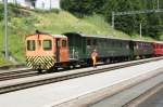 Rangiertraktor der RHB in Arosa Bahnhof. (Juli 2008)