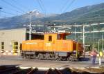 RhB - Gem 2/4 211 am 07.06.1997 in LANDQUART - ZWEIKRAFT-RANGIERLOK fr Chur- Baujahr 1912 - SLM2257/BBC724/SAAS/RhB - in Betriebnahme 25.01.1913 - Gewicht 33,00t - 230 KW elektrisch / 170 KW Diesel -