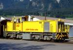 RhB - Gmf 4/4 242 am 07.06.1993 in UNTERVAZ - Baudienst-Diesel-LOKOMOTIVE - bernahme 19.07.1991 - GMEINDER5696/KAELBLE - 559 KW - Gewicht 50,00t - LP 11,70m - zulssige Geschwindigkeit 60 km/h - ab