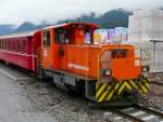 RhB - Rangierlok Tm 2/2  111 in Scuol-Tarasp am 14.09.2010