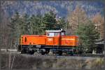 Gm 4/4 241 auf dem Dreischienenanschlussgleis der Holcim Werke in Trimmis-Untervaz.