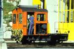 RhB - Tm 2/2 19 am 01.09.1993 in Pontresina - Rangiertraktor - bernahme: 19.05.1962 - RACO1631/CUMMINS - 69 KW - Gewicht 9,00t - Zuladung 2,00t - LP 5,06m - zulssige Geschwindigkeit