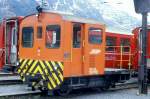RhB - Tm 2/2 24 am 27.05.1990 in St.Moritz - Rangiertraktor - bernahme: 01.03.1965 - RACO1719/CUMMINS - 69 KW - Gewicht 9,00t - Zuladung 2,00t - LP 5,06m - zulssige Geschwindigkeit
