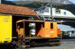 RhB - Te 2/2 72 am 13.10.1999 in Davos Platz - elektrischer Rangiertraktor - bernahme: 05.08.1946 - SLM3925/SAAS - 100 KW - Gewicht 13,00t - LP 6,05m - zulssige Geschwindigkeit 30/55geschleppt km/h