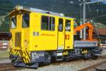 RhB - Tm 2/2 82 am 07.06.1997 in Landquart - Bahndiensttraktor mit Kran und kippbarer Ladebrcke - bernahme: 18.02.1985 - RACO1901/Cummins - 336KW - Gewicht 22,00t - Ladegewicht 4,00t - LP 8,79m -