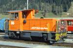 RhB - Tmf 2/2 86 am 10.05.1994 in Davos Platz - Strkerer Dieselmotor-Stationstraktor - bernahme: 11.11.1991 - RACO1987/Cummins - 331KW - Gewicht 24,00t - LP 7,50m - zulssige Geschwindigkeit