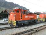 RhB,Rangierlok Gm3/3 in Landquart