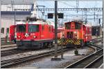 Ge 4/4 612 und Tm 88 in Landquart.