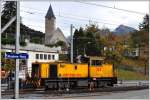 Gmf 4/4 243 in Klosters Platz. (14.10.2014)
